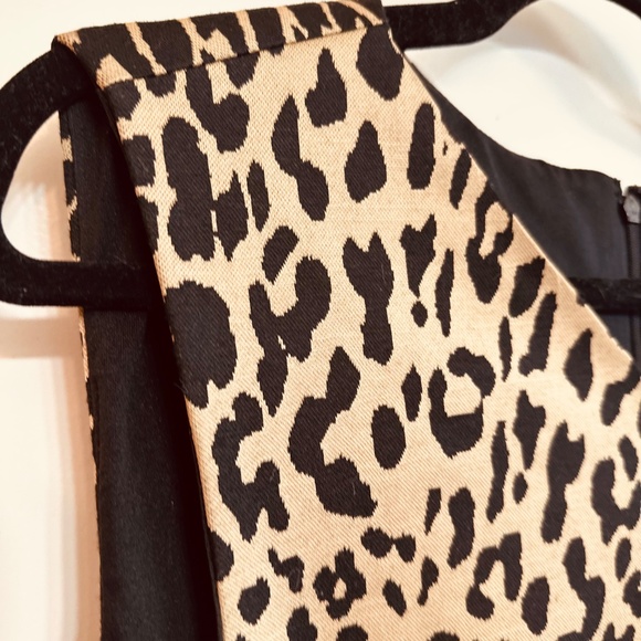 Kasper Leopard Dress Size 16 - Picture 6 of 8